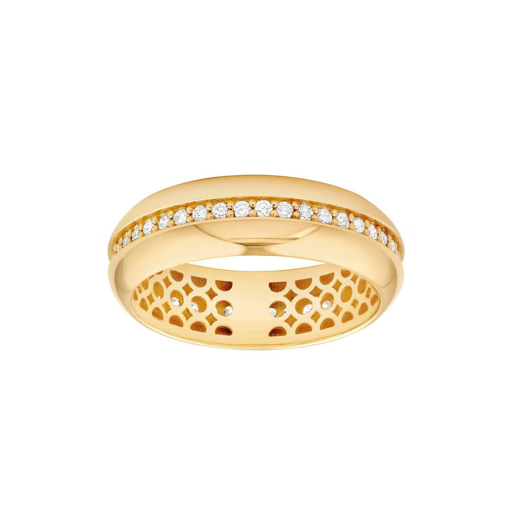 14K Gold 0.40 Carat Diamond Channel Band