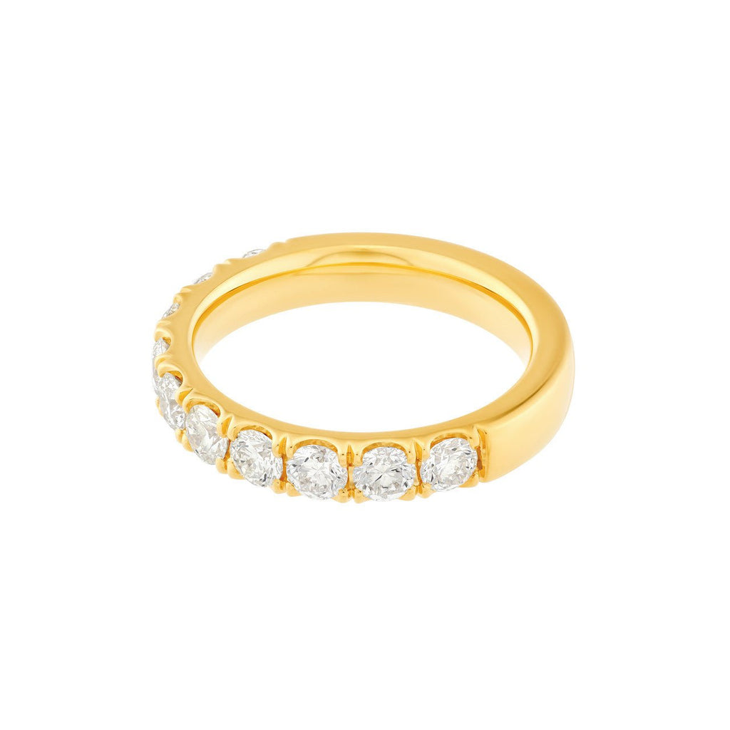 14K Gold Halfway Eternity Diamond Band