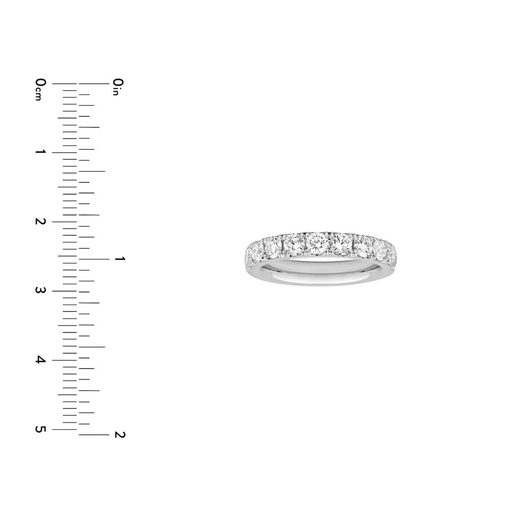 14K Gold Halfway Eternity Diamond Band