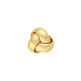 14K Gold Tri Knot Love Stud Earrings