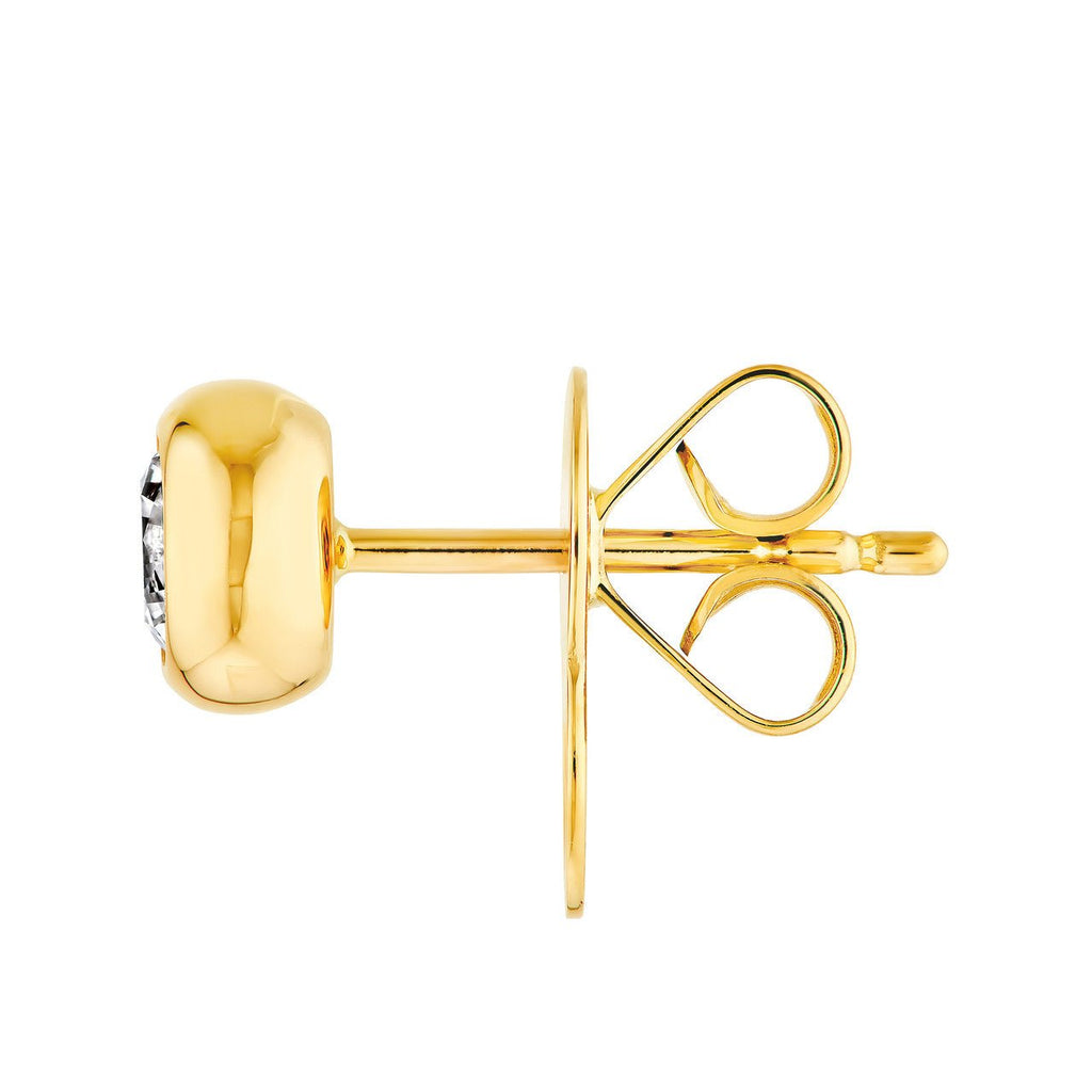 14K Gold 0.50 Carat Diamond Stud Earrings
