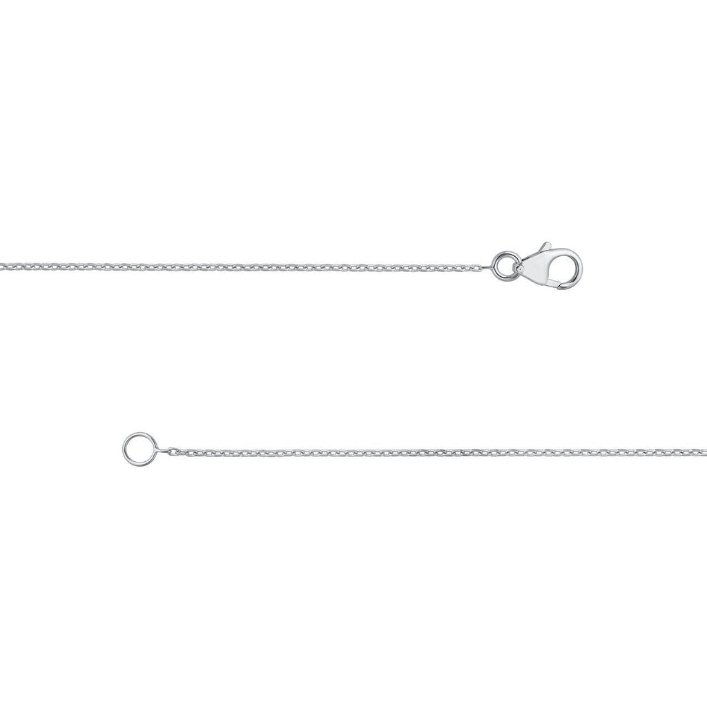 14K Gold Mini Teal and Blue Sapphire Blossom Necklace