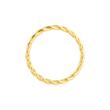 14K Gold Twisted Rope Band