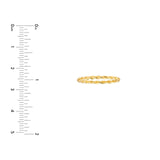 14K Gold Twisted Rope Band