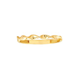 14K Gold Twisted Band