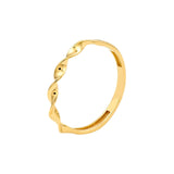 14K Gold Twisted Band