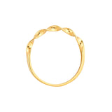 14K Gold Twisted Band