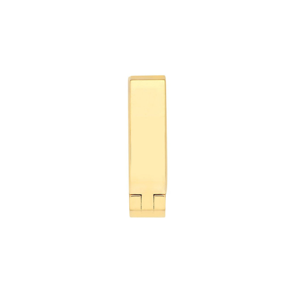 14K Gold Square Hoop Earrings