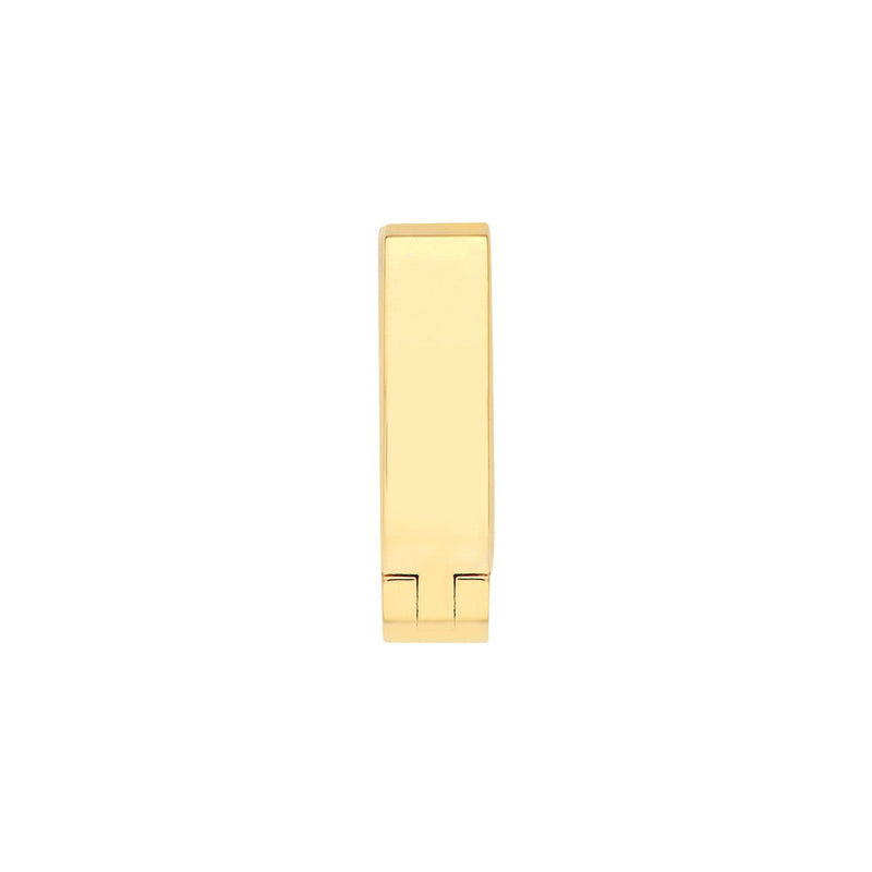 14K Gold Square Hoop Earrings