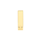 14K Gold Square Hoop Earrings