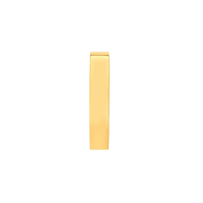 14K Gold Large Square Hoop Earrings