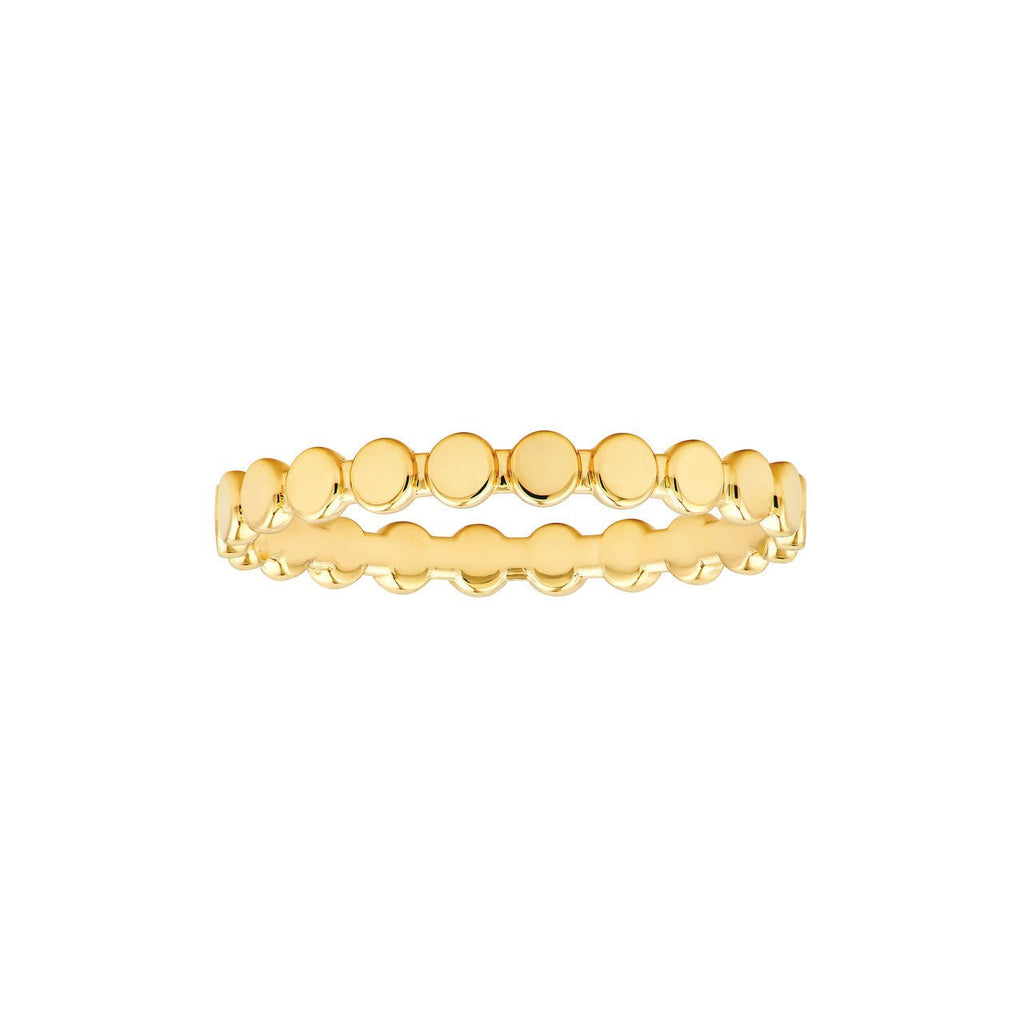 14K Gold Oval Fashion Band