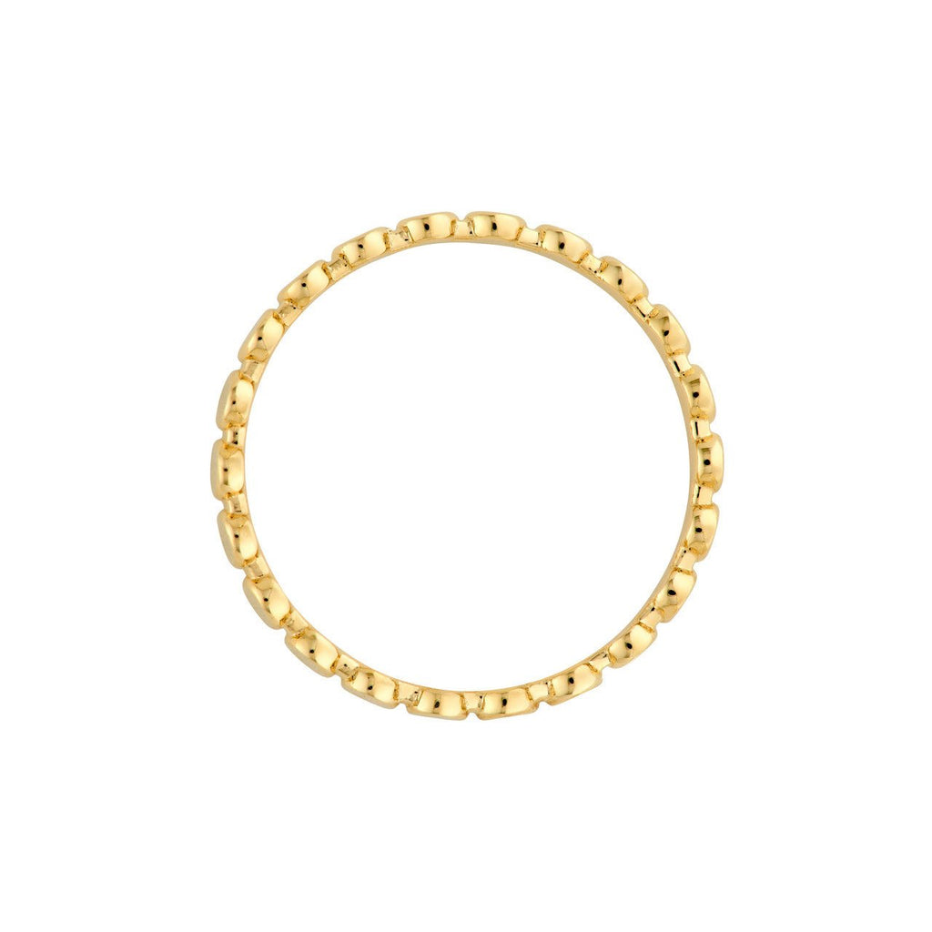 14K Gold Oval Fashion Band