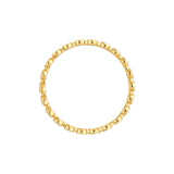 14K Gold Oval Fashion Band