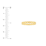 14K Gold Oval Fashion Band