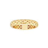 14K Gold Woven Scale Band