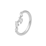 14K Gold Diamond Blossom Ring