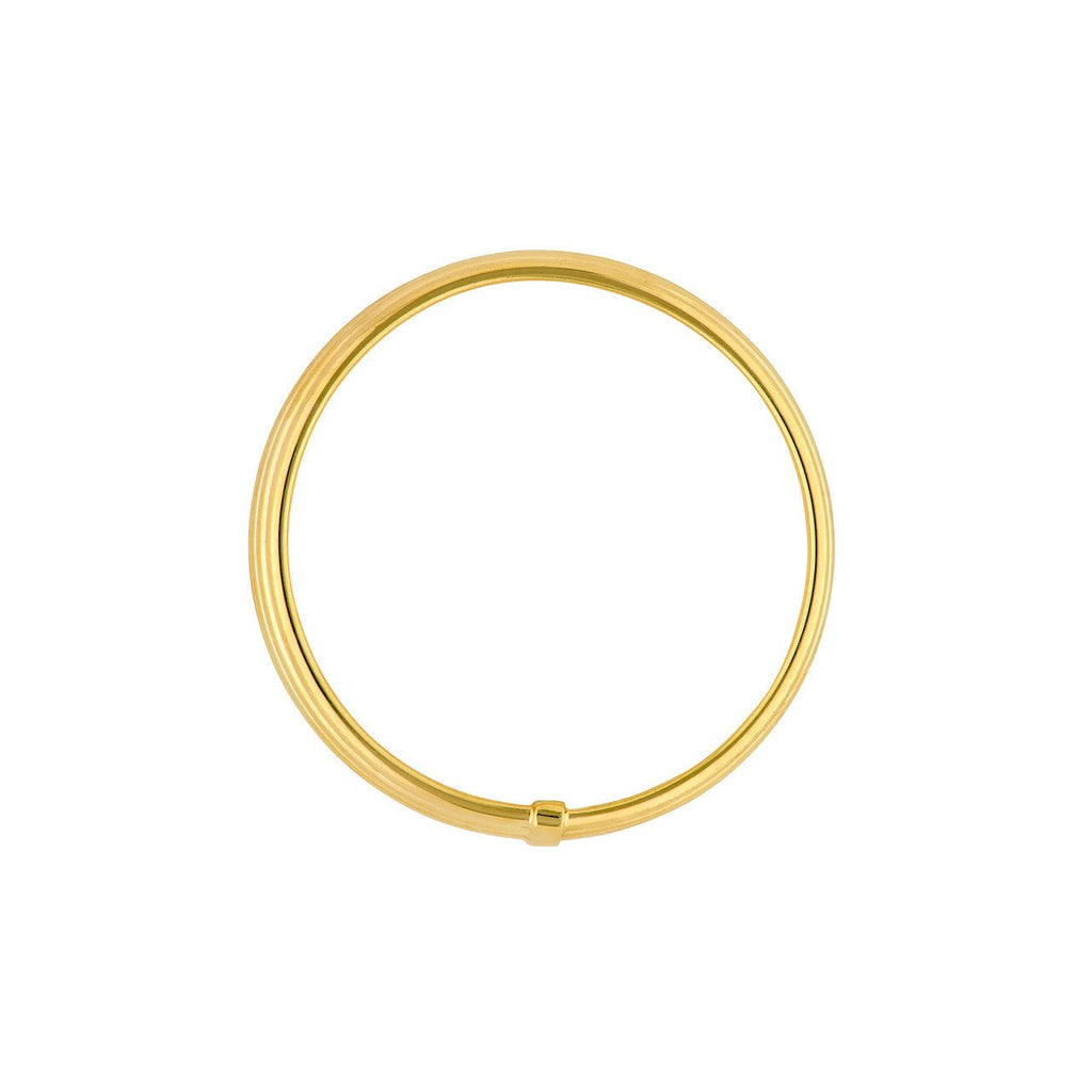 14K Gold 4MM Multi Lined Band