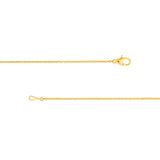 14K Gold Tri Stone Pink Sapphire and Diamond Pendant Necklace