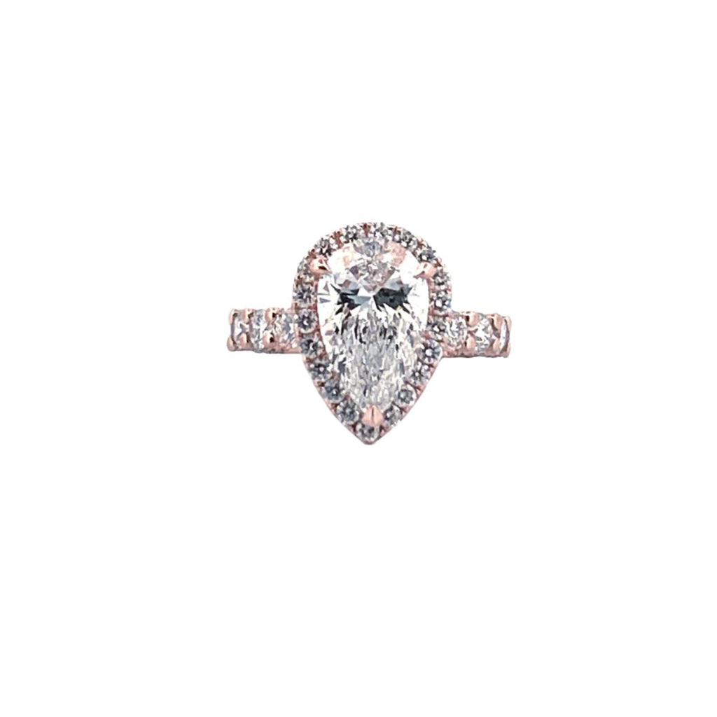 The 3.00 Carat Lab Grown PEARfect Ring