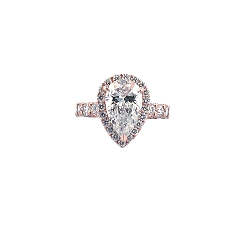 The 3.00 Carat Lab Grown PEARfect Ring