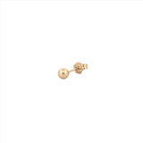 14K Gold Mini Ball Stud Earrings