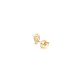 14K Gold 1.00 Carat Lab Grown Pear Diamond Studs