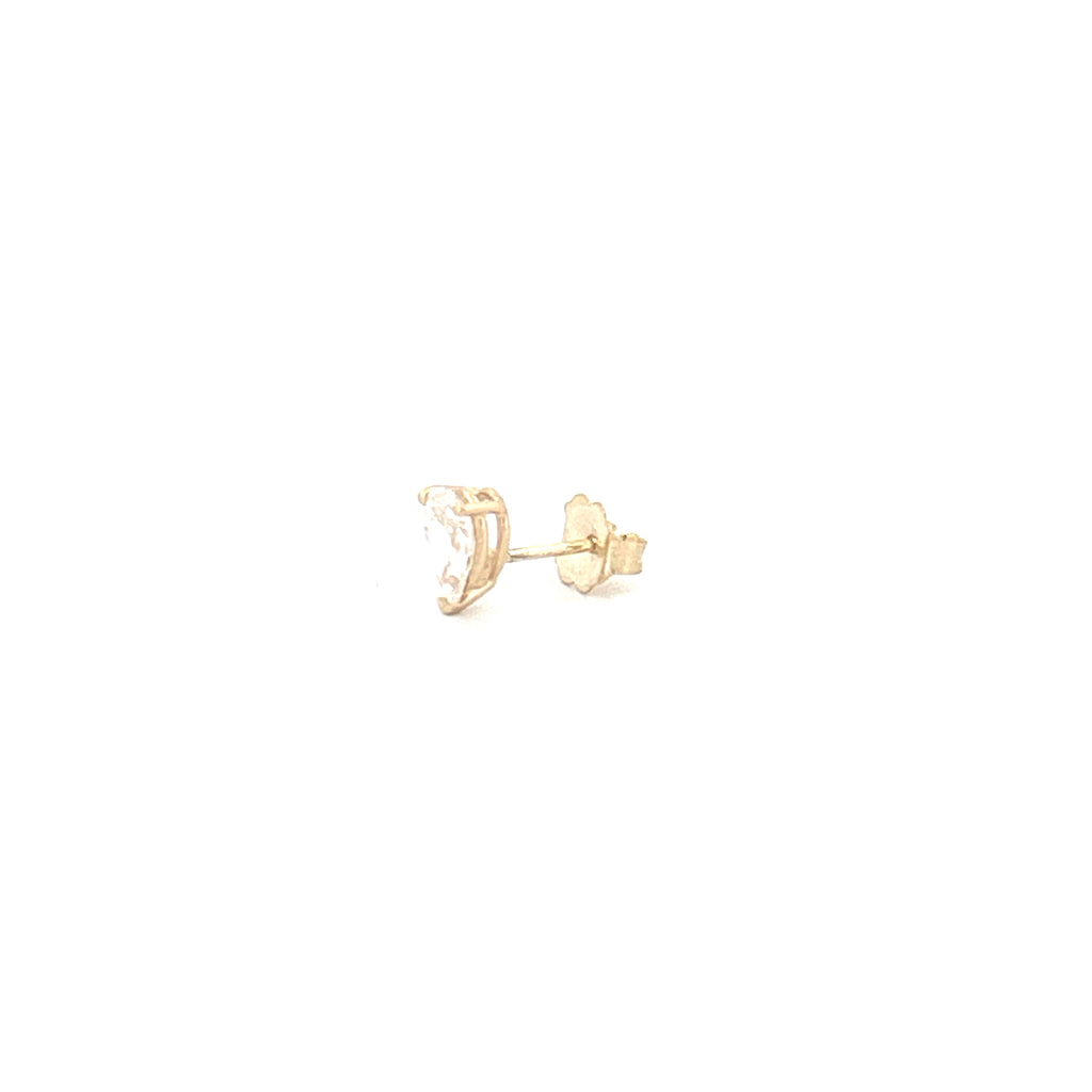 14K Gold 1.00 Carat Lab Grown Pear Diamond Studs
