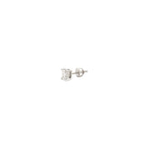 14K Gold 1.50 Carat Lab Grown Emerald Diamond Stud Earrings