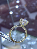 The Noelle Engagement Ring with 3.00 Carat Lab Grown Diamond
