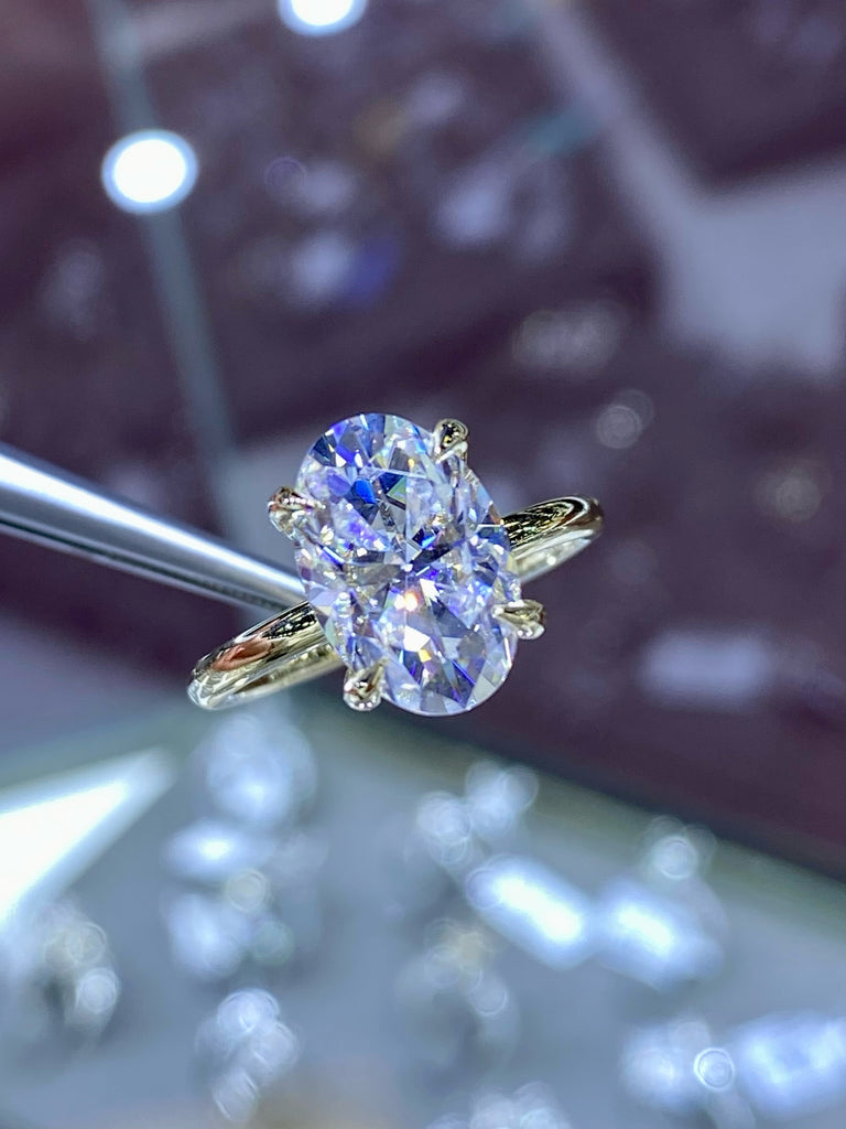 The Noelle Engagement Ring with 3.00 Carat Lab Grown Diamond