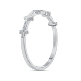 14K Gold Cross Band