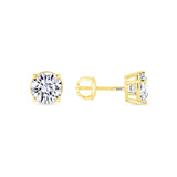14K Gold 2.00 Carat Lab Grown Diamond Studs
