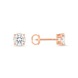 14K Gold 1.00 Carat Lab Grown Diamond Studs