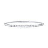 14K Gold Small Flexible Diamond Bangle