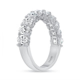 14K Gold 0.20 Carat Each Oval Shape Band with Diamond U