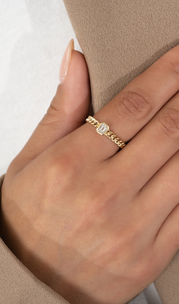 Diamond Bezel Ring