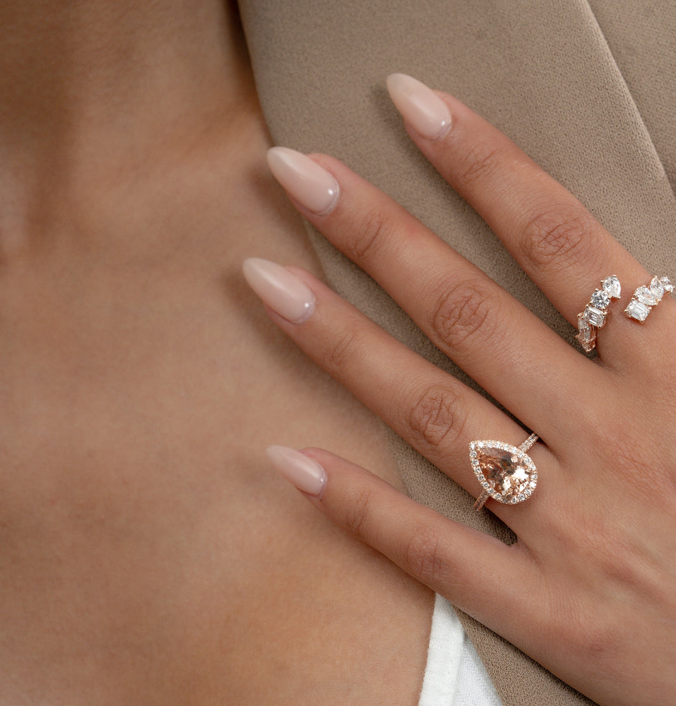 Large Open Diamond Ring