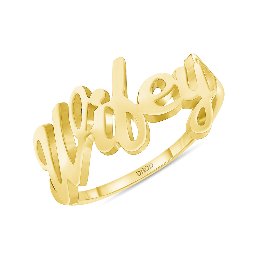 14K Gold Wifey Ring