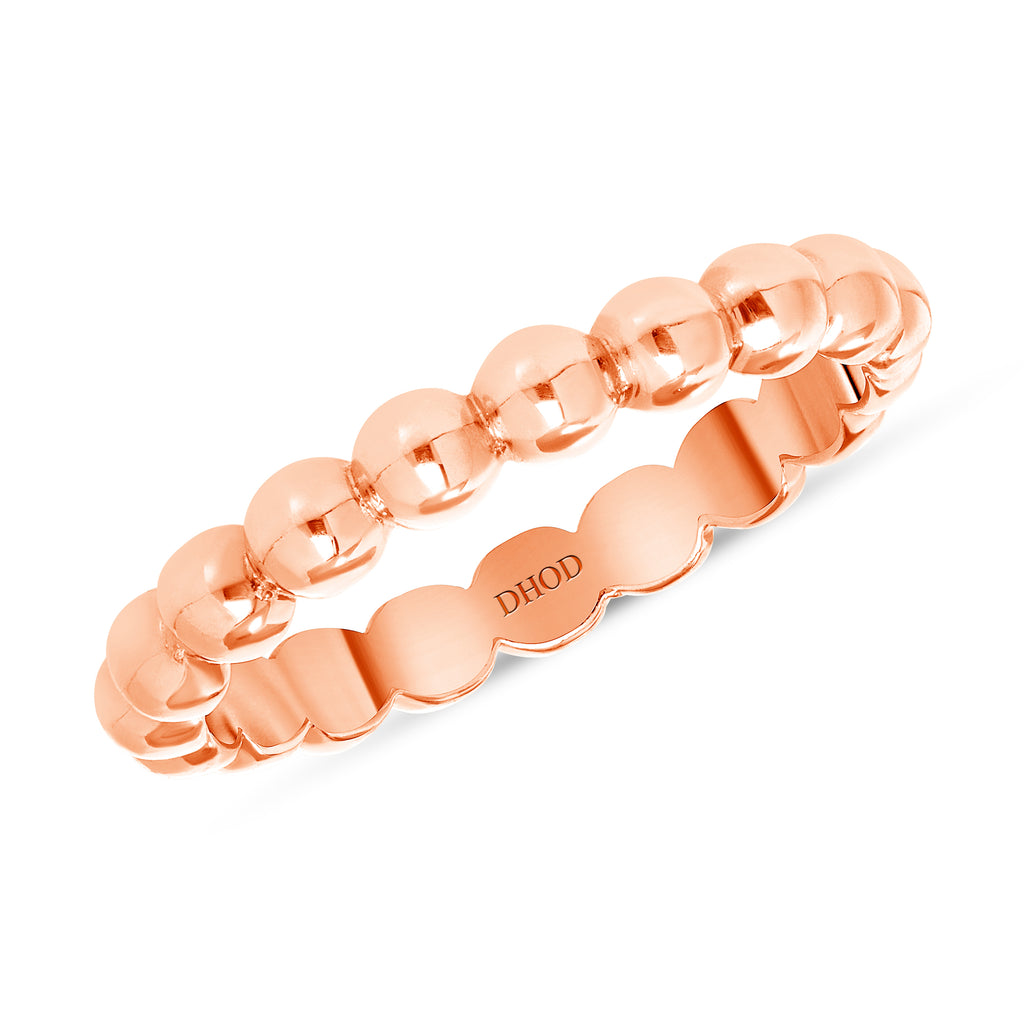 14K Gold Large Bubble Band