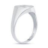 14K Gold Diamond Initial ring