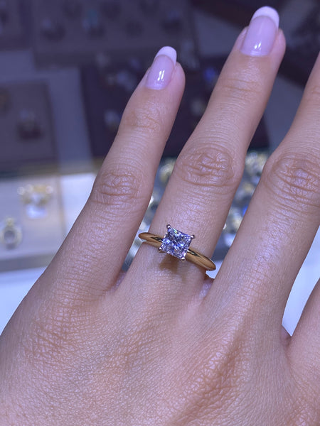 Princess Cut Diamond Engagement Ring – David's House of Diamonds