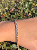 14K Yellow Gold 2.5MM Tennis Bracelet