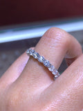 14K Gold Round Diamond Eternity