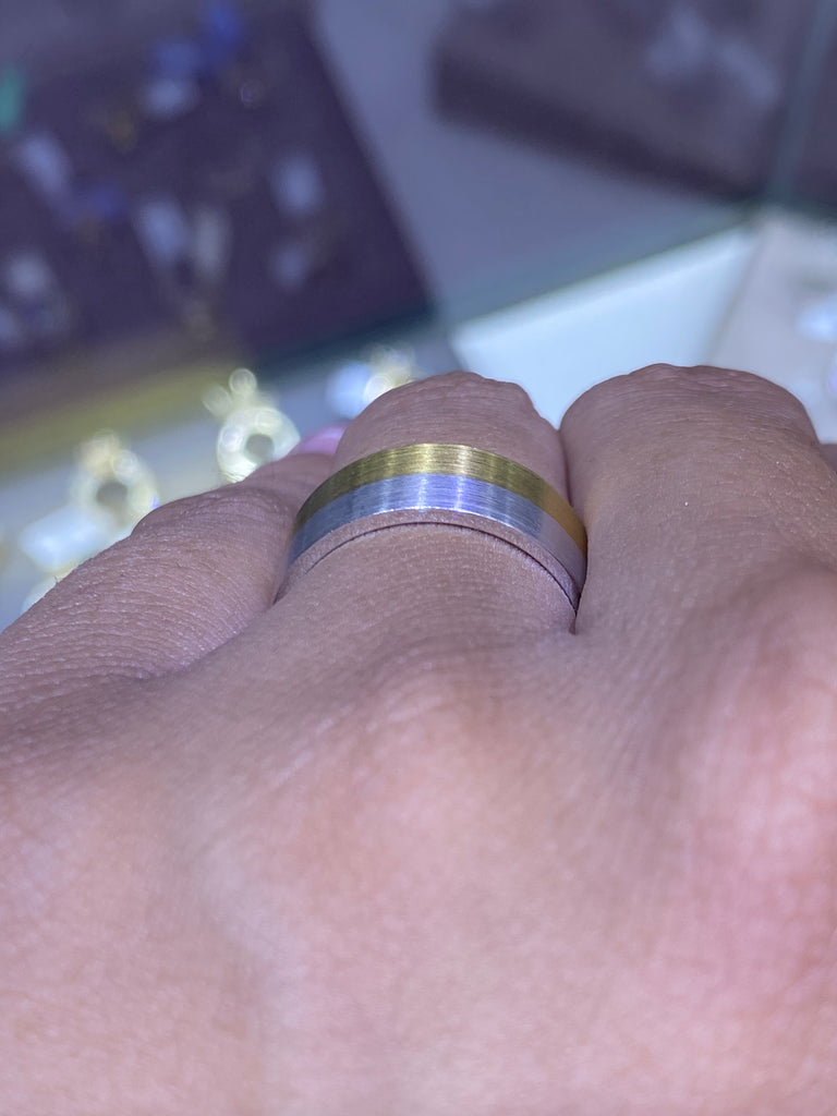 14K Gold Simon Band