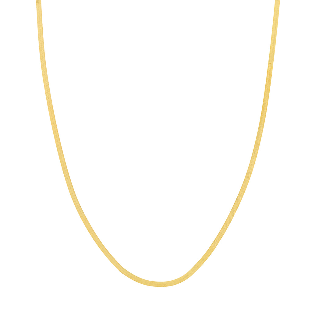14K Yellow Gold 2.70MM Herringbone Chain