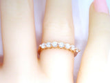 14K Gold Single Prong 3MM Diamond Band