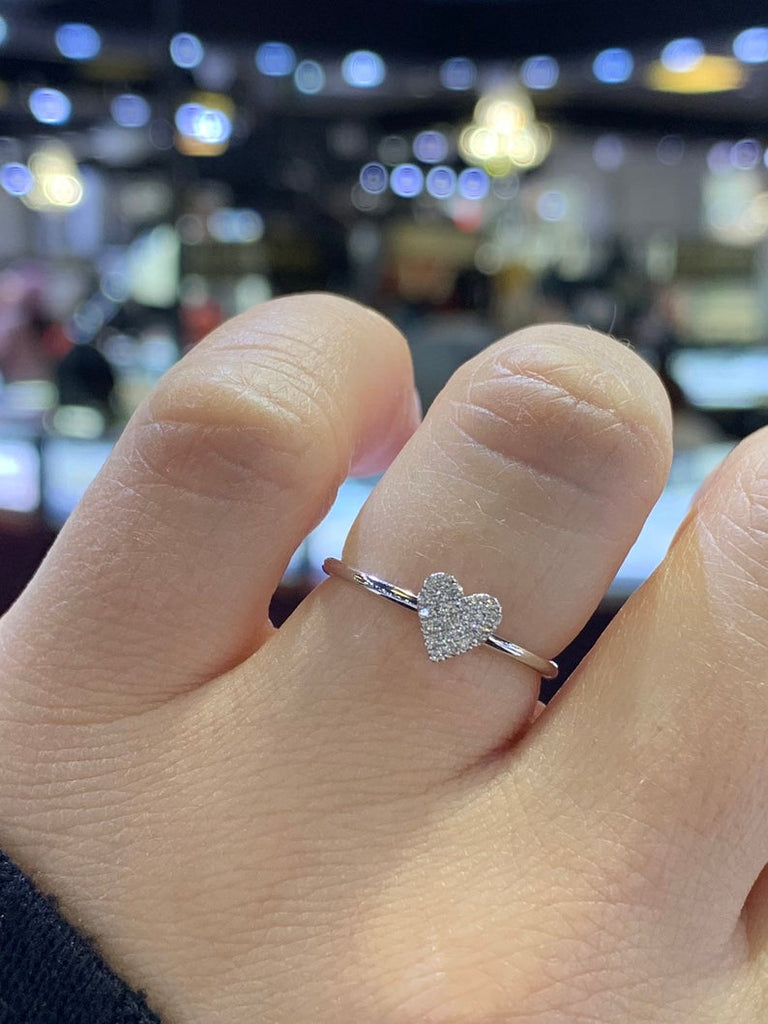 14K Gold Heart Shape Ring