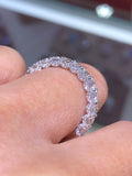 14K Gold Ladies Diamond U Prong Diamond Band