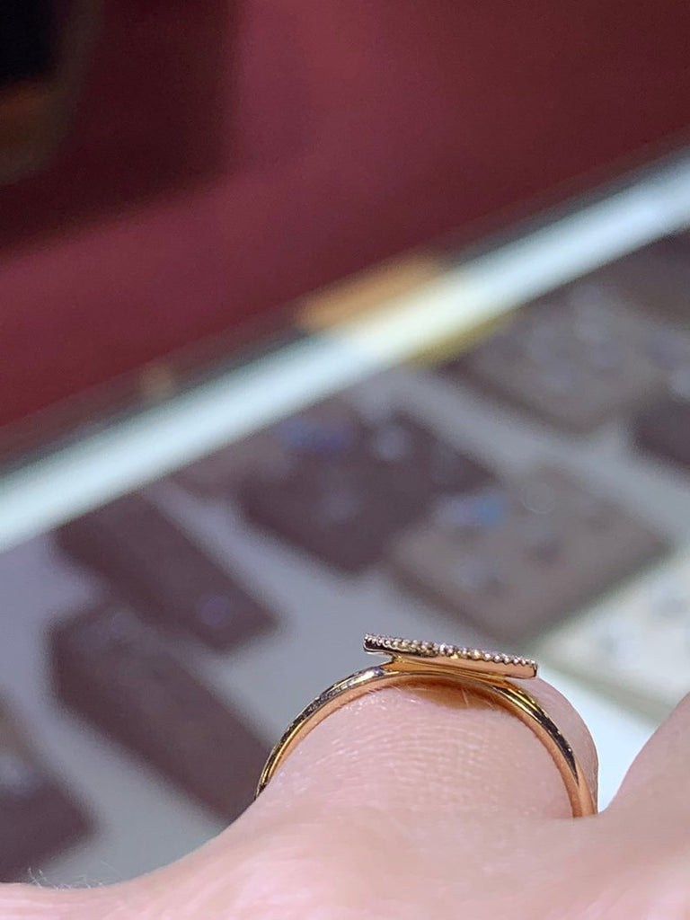 14K Gold Heart Shape Ring